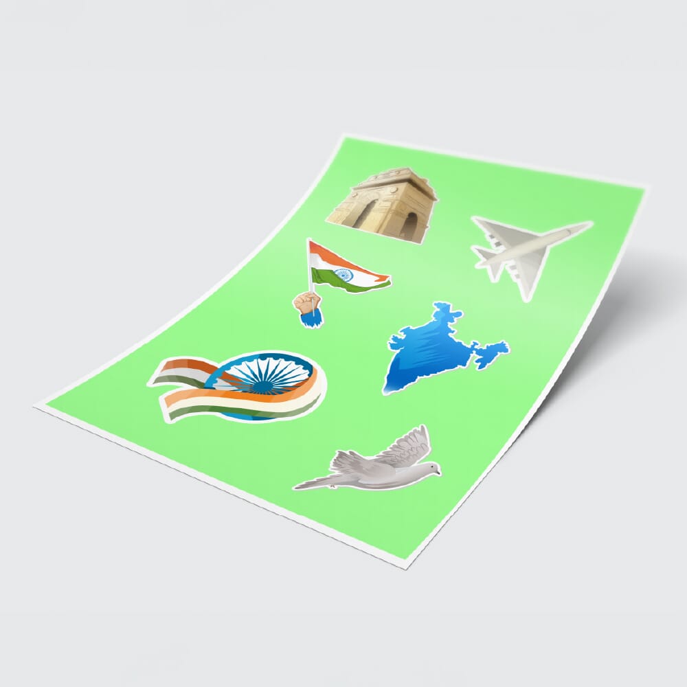 Unified India Laptop Sticker